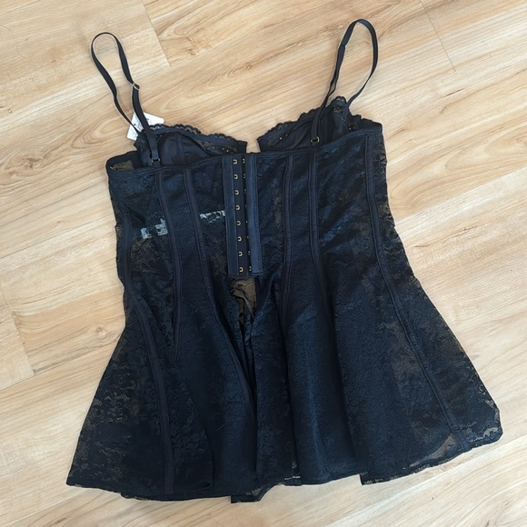 NTW Anthropology babydoll lace corset tank top - Picture 2 of 5